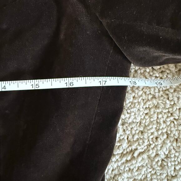John Meyer Brown Velvet Blazer - Size 10 - Tailored Structured Business Winter - Picture 4 of 5